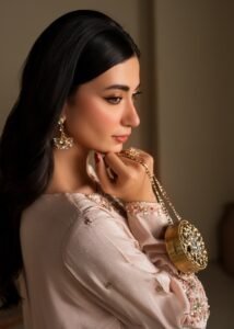 Peach Raw Silk Short Kurta 3-Piece (2623A)
