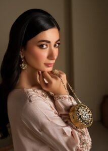 Peach Raw Silk Short Kurta 3-Piece (2623A)