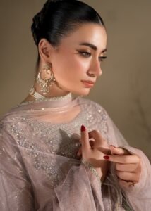 Lilac Raw Silk Medium Length Kurta 3-Piece (2620A)