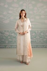 Pearl Raw Silk 3-Piece (ZR-2559)