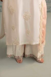 Pearl Raw Silk 3-Piece (ZR-2559)