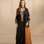Black Raw Silk 3-Piece (ZR-2559)