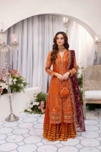Rust Zardozi 3-Piece (ZR-2572)