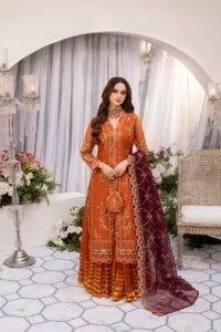 Rust Zardozi 3-Piece (ZR-2572)