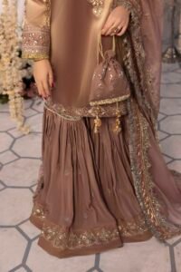T-pink Zardozi 3-Piece (ZR-2570)