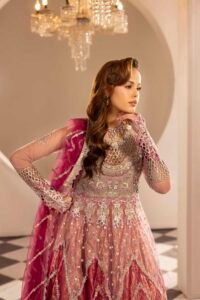 Ombre Plum Zardozi 3-Piece (ZR-2588)