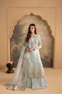Baby Blue Zardozi 3-Piece (ZR-2649)