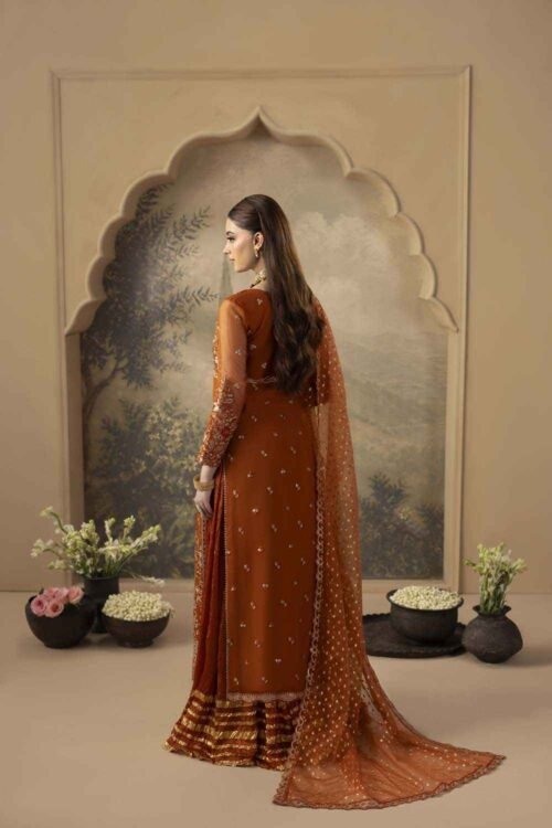 Rust Zardozi 3-Piece (ZR-2646)