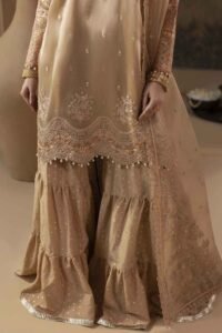 Rose Gold Zardozi 3-Piece (ZR-2645)