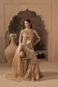Rose Gold Zardozi 3-Piece (ZR-2645)