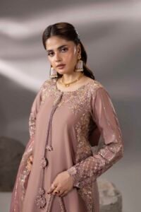 T-pink Zardozi 3-Piece (ZR-2636)