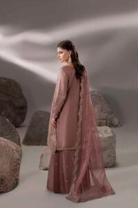 T-pink Zardozi 3-Piece (ZR-2636)