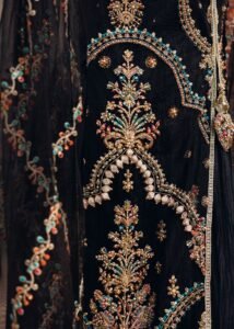 Black Net Straight Cut Maxi 3-Piece (2501B)
