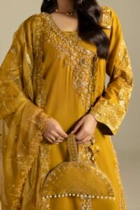 Mustard Zardozi 3-Piece (ZR-2651)