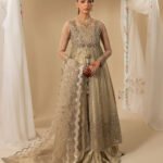Gold Organza Flared Maxi 3-Piece (2575B)