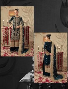 Midnight Navy Velvet 3-Piece (D-01) - Image 5