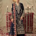 Royal Blue Velvet 3-Piece (D-02)
