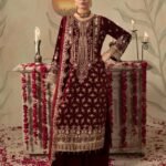 Deep Maroon Velvet 3-Piece (D-03)