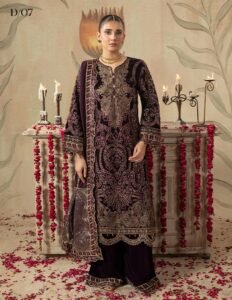 Plum Velvet 3-Piece (D-07)