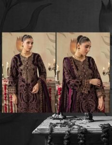 Plum Velvet 3-Piece (D-07) - Image 4