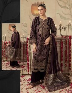 Plum Velvet 3-Piece (D-07) - Image 5