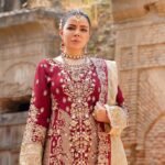 Deep Red Embroidered 3-Piece (HA-01)
