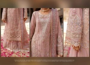 Blush Pink Embroidered 3-Piece (HA-04) - Image 6