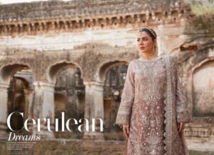 Tea Rose Embroidered 3-Piece (HA-07) - Image 2